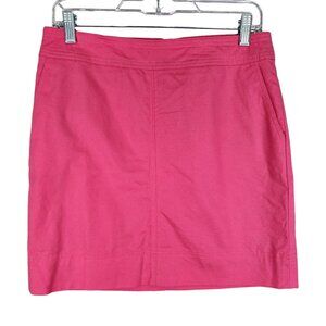Women's Pink Talbots Petites Skirt Knee Length Back Zip Size 6P